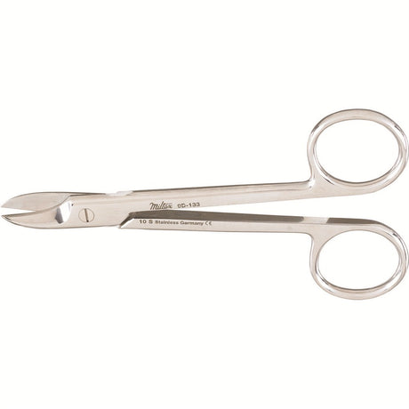 MILTEX Wire Cutting Scissors, 4-3/8" (110mm), Straight, Smooth Blades. MPN: 9D-133