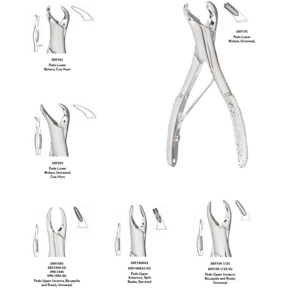 MILTEX 150 1/2S Childrens Extracting Forceps. MPN: DEF1501/2S - Image 2