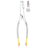 MILTEX 1 Standard Tooth Extracting Forceps, serrated, carbide beaks. MPN: DEF1STDTC - Image 2