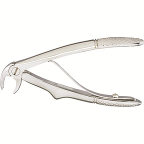MILTEX Veterinary Extracting Forceps: Lower Molars, Universal, Mini, 4 1/4". MPN: DEFC