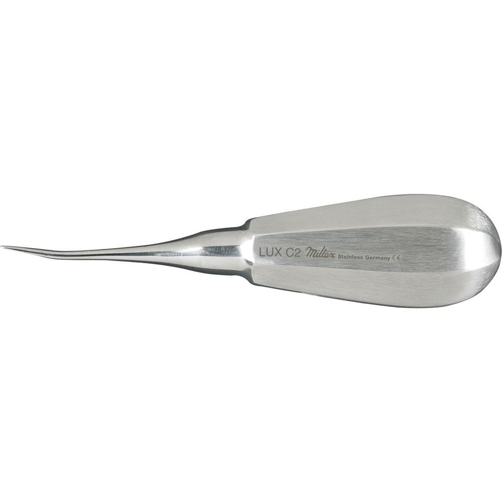 MILTEX Luxating Elevator, Luxator- curved tip 2 mm. MPN: DELLUXC2