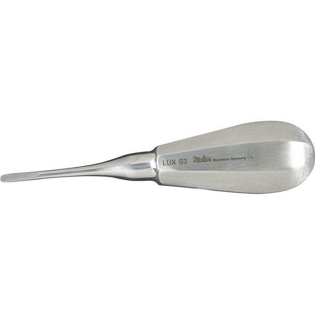 MILTEX Luxating Elevator, Luxator- straight tip 3 mm. MPN: DELLUXS3