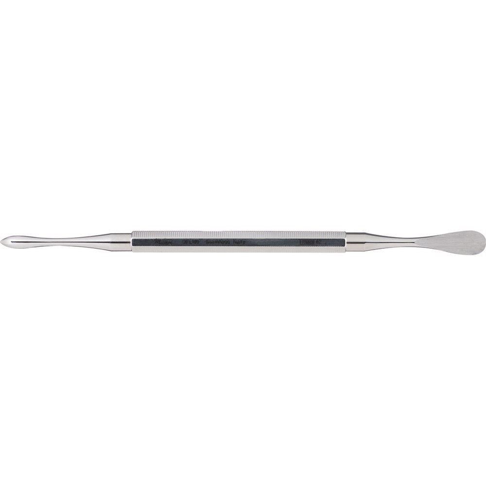 MILTEX Molt Periosteal Elevator, Double-Ended #9, Length= 7" (178 mm), Width 1= 5 mm, Width 2= 9 mm. MPN: DELM9