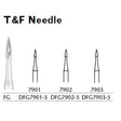 MILTEX Trimming & Finishing Bur, Needle, 7901, Friction Grip, 19 mm long. MPN: DFG7901-5