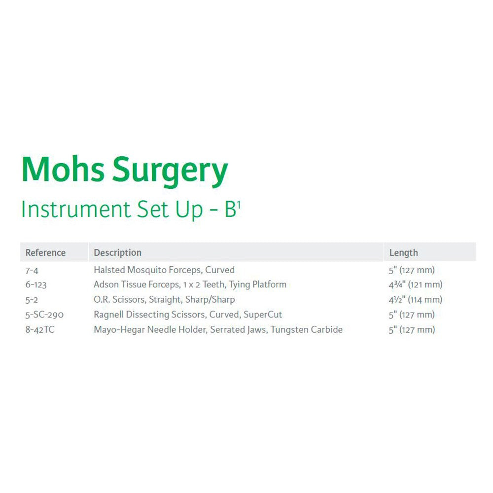 MILTEX Dermatology Mohs Surgery Instrument Setup- B. MPN: IS101 - Image 2