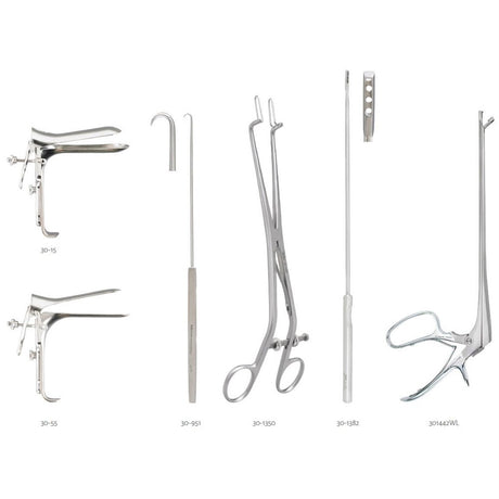 MILTEX Standard Colposcopy Instrument Setup. MPN: IS102