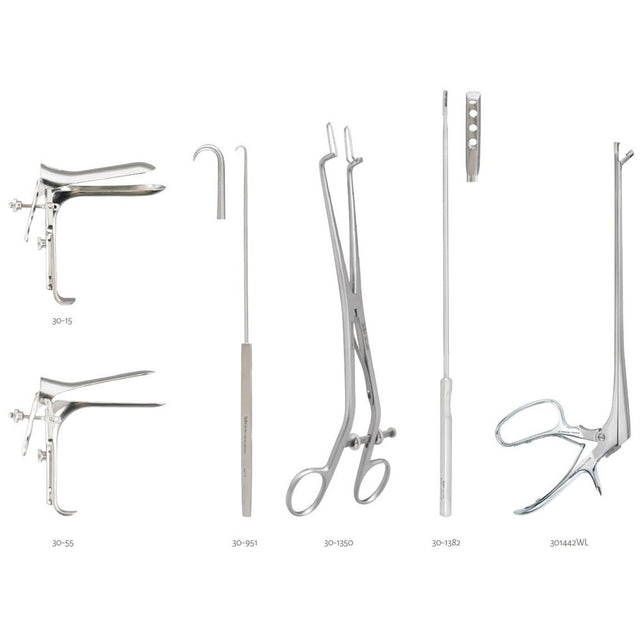 MILTEX Standard Colposcopy Instrument Setup. MPN: IS102