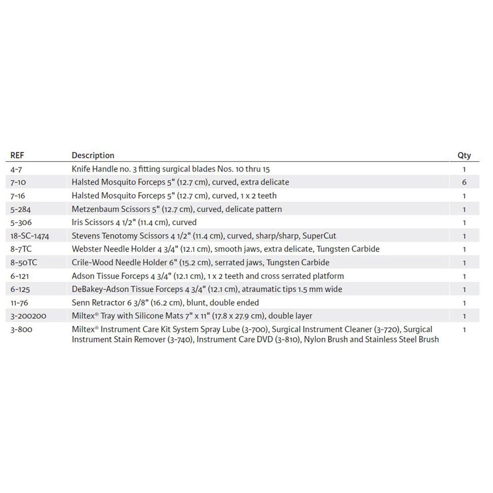 MILTEX Supplemental Phlebectomy Instrument Procedure Setup. MPN: IS104 - Image 2