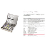 MILTEX Crown and Bridge Dental Instrument Setup. MPN: IS108 - Image 2