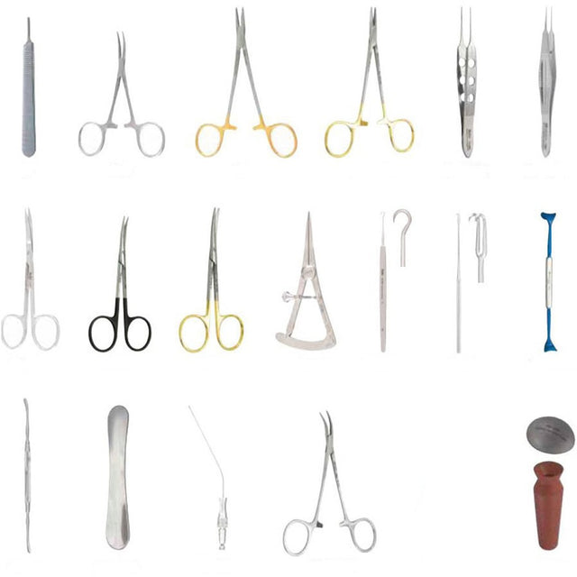 MILTEX PADGETT Blepharoplasty Instrument Setup. MPN: IS116