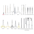 MILTEX PADGETT TUBA (Transumbilical) Breast Augmentation Instrument Setup. MPN: IS120