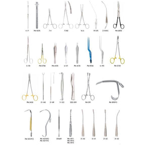 MILTEX PADGETT Rhytidectomy, Platysmaplasty, & SMASectomy Instrument Setup. MPN: IS121