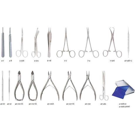 MILTEX General Podiatry Instrument Setup. MPN: IS124
