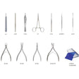 MILTEX Podiatry Toe Nail Removal Instrument Setup. MPN: IS126