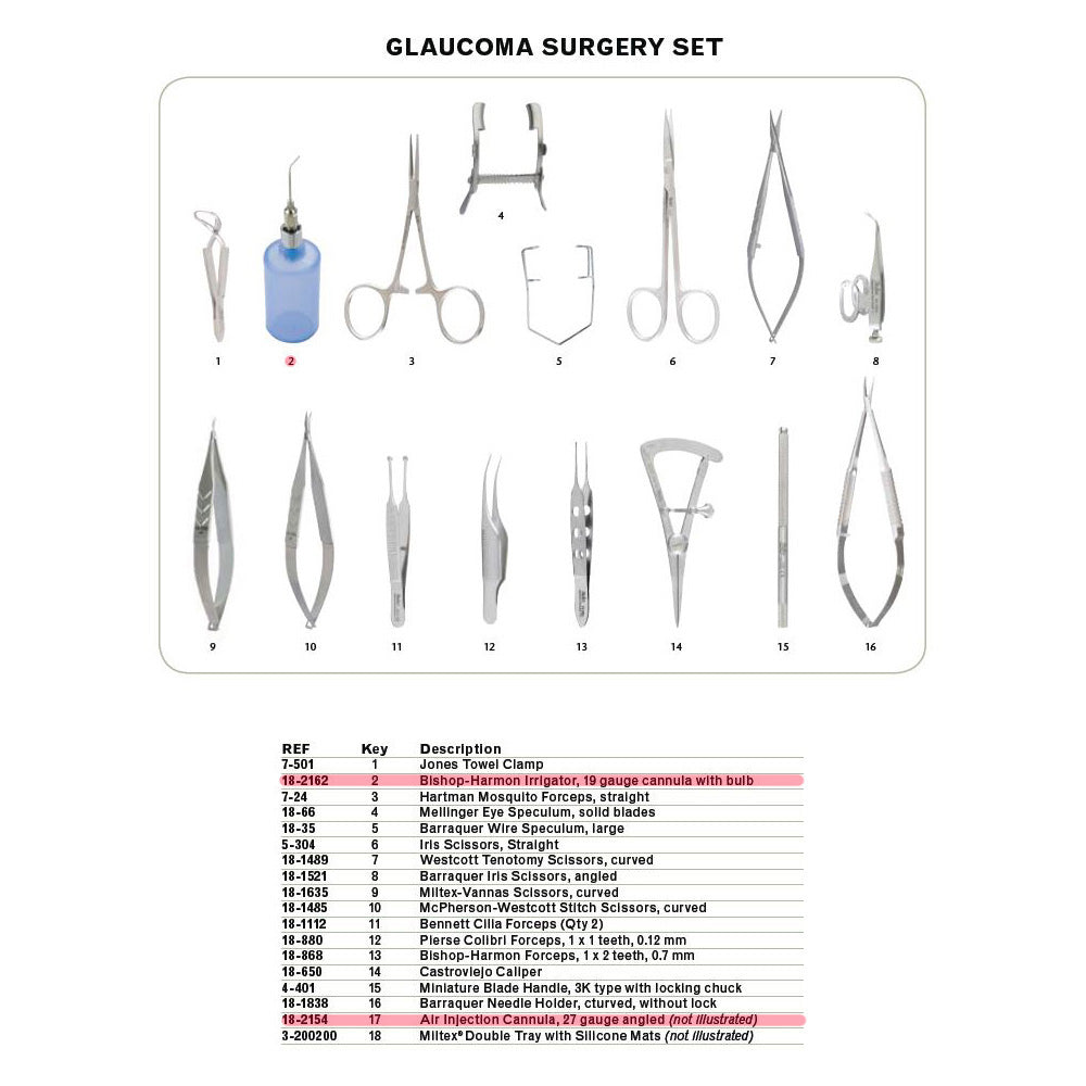MILTEX Glaucoma Surgery Instrument Setup. MPN: IS134 - Image 2