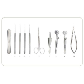 MILTEX Chalazion Surgery Instrument Setup. MPN: IS138