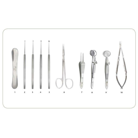 MILTEX Chalazion Surgery Instrument Setup. MPN: IS138