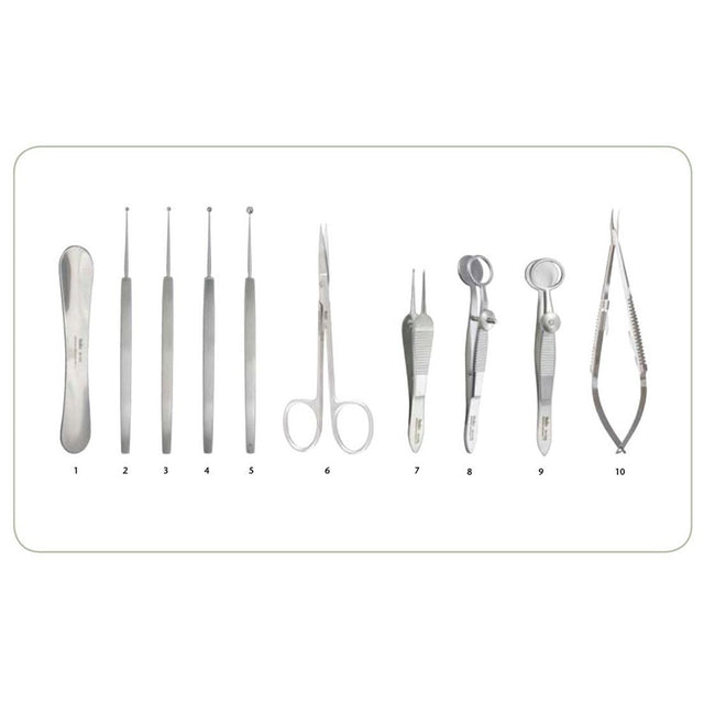 MILTEX Chalazion Surgery Instrument Setup. MPN: IS138