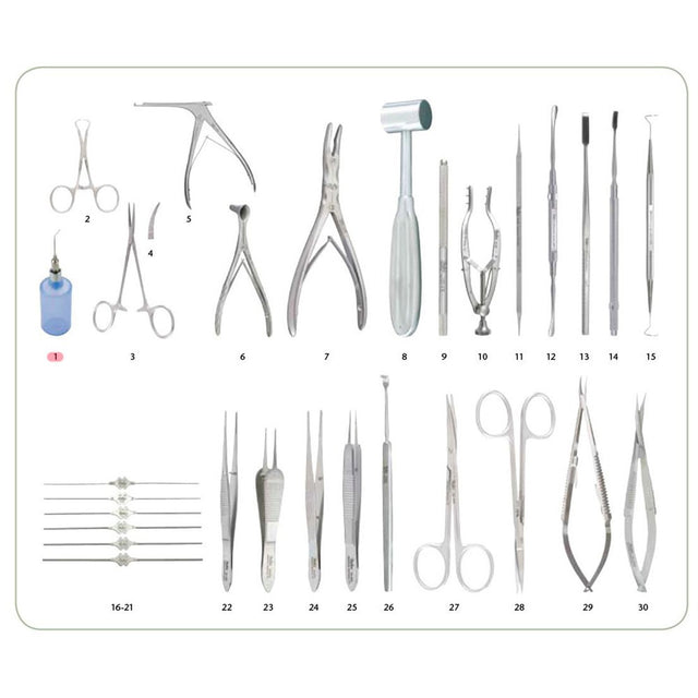 MILTEX Lacrimal Surgery Instrument Setup. MPN: IS140
