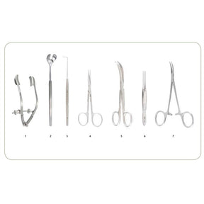 MILTEX Enucleation Surgery Instrument Setup. MPN: IS142