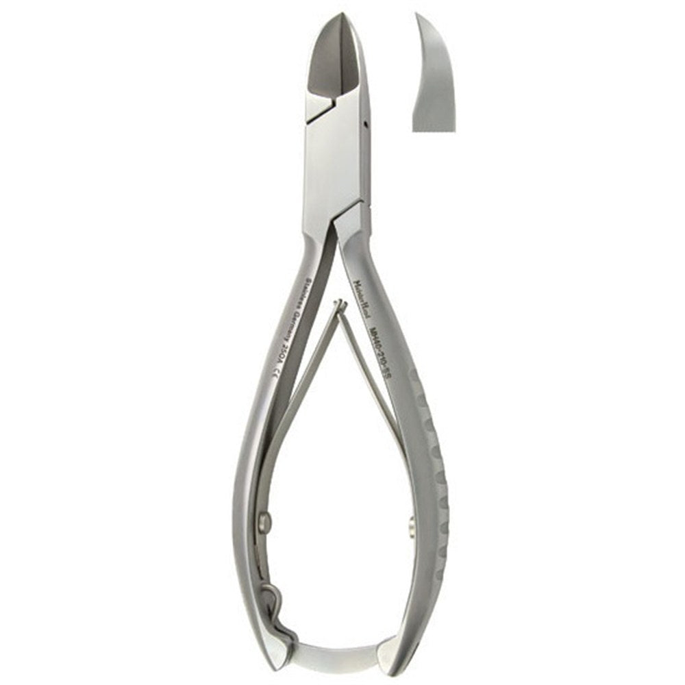 MeisterHand Nail Nipper, 5-3/4" (145mm), concave jaws, double spring, stainess. MPN: MH40-210-SS