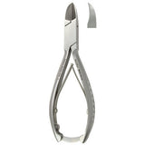 MeisterHand Nail Nipper, 5-3/4" (145mm), concave jaws, double spring, stainess. MPN: MH40-210-SS