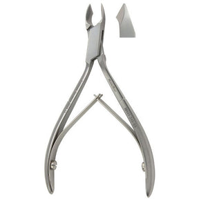 MeisterHand Tissue & Cuticle Nipper, 4" (101mm), convex jaws. MPN: MH40-245-SS