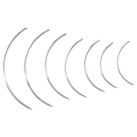 Miltex Regular Surgeon's Needle, Size 9, ⅜ Circle, Cutting Edge, 12/pk. MPN: MS140-9