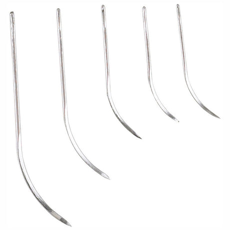 Miltex Regular Surgeon's Needle, Size 8, Half Curved, Cutting Edge, 12/pk. MPN: MS141-8