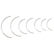 Miltex Regular Surgeon's Needle, Size 19, ½ Circle, Cutting Edge, 12/pk. MPN: MS192-19