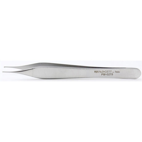 PADGETT Adson Dissecting Forceps, 4-3/4" (121mm), Smooth, 1x2 Teeth. MPN: PM-0278