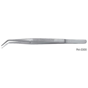 PADGETT Thackray Dental Packing Forceps, Serrated, Angled, 5-7/8" (150mm). MPN: PM-0300