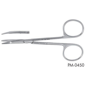 PADGETT Kilner Scissors, Curved with Flattened Blunt Tips, Length= 4-1/2" (114 mm). MPN: PM-0450