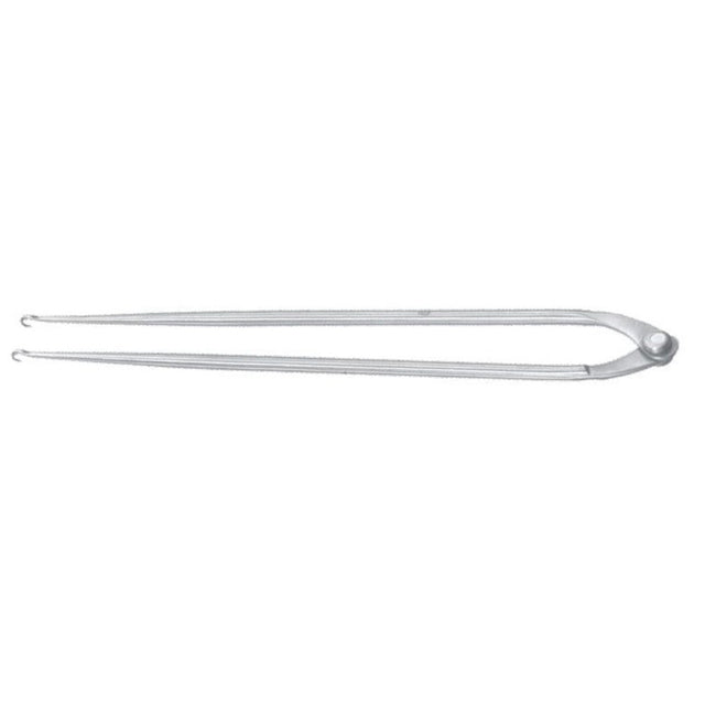 PADGETT Humby Double Skin Hook, 2 Sharp Hooks, Hinged for Adjustable Width, Length= 4-3/4" (121 mm), Hook= 3 mm. MPN: PM-0542