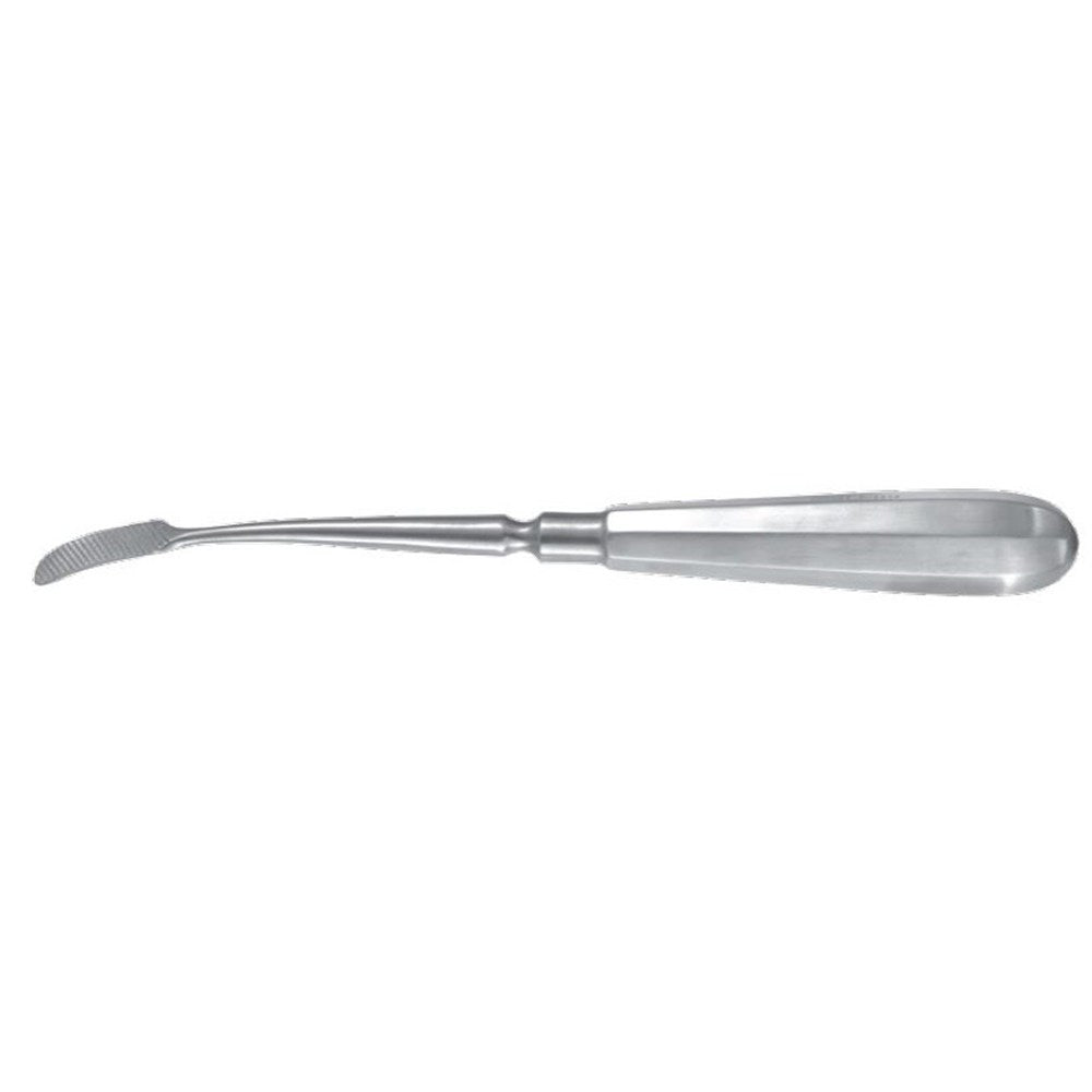PADGETT Reidy Nasal Rasp, Curved, Cross Serrated, Forward & Reverse Cutting, Length= 9" (229 mm), Width= 10 mm. MPN: PM-1454