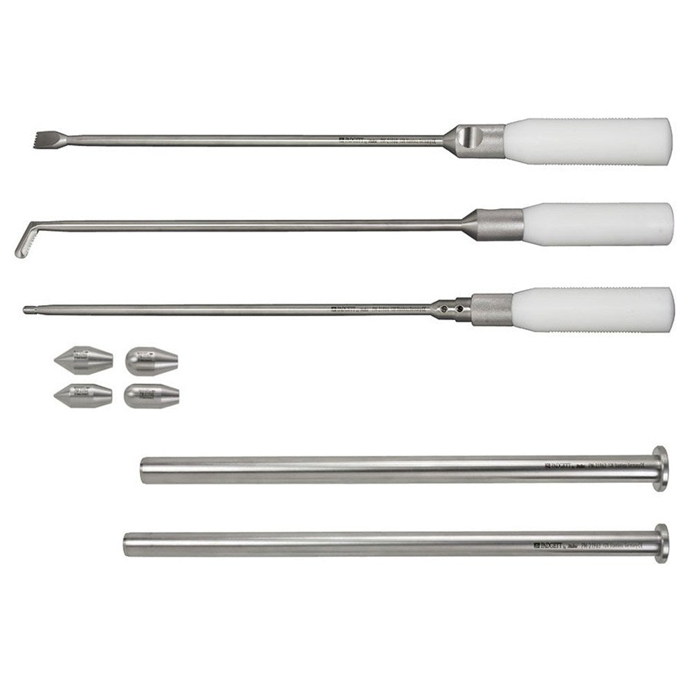 PADGETT Transumbilical Breast Augmentation (TUBA) Set, Includes 5 complete instruments. MPN: PM-21970