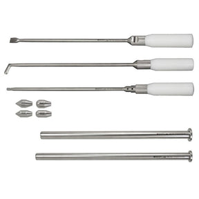 PADGETT Transumbilical Breast Augmentation (TUBA) Set, Includes 5 complete instruments. MPN: PM-21970