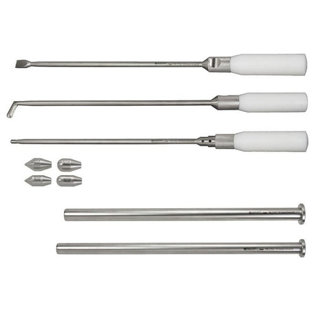 PADGETT Transumbilical Breast Augmentation (TUBA) Set, Includes 5 complete instruments. MPN: PM-21970