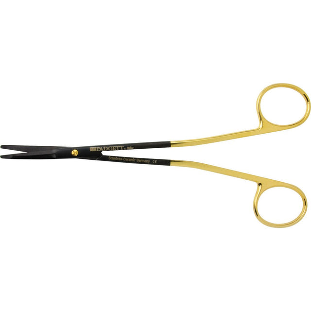 PADGETT KAYE-FREEMAN Scissors, 7" (178mm), Ceramic Coated Tungsten Carbide and SuperCut, curved, blunt flat tips. MPN: PM-21SC710CTC
