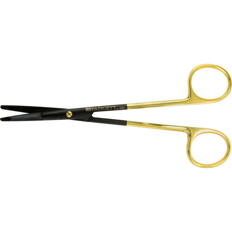 PADGETT KAYE Scissors, 5-3/4" (145mm), Ceramic Coated Tungsten Carbide and SuperCut, curved. MPN: PM-21SC740CTC