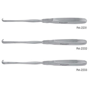 PADGETT Obwegeser Mandibular Periosteal Stripper, 8" (203mm), 7mm Tip, J-hook. MPN: PM-2232
