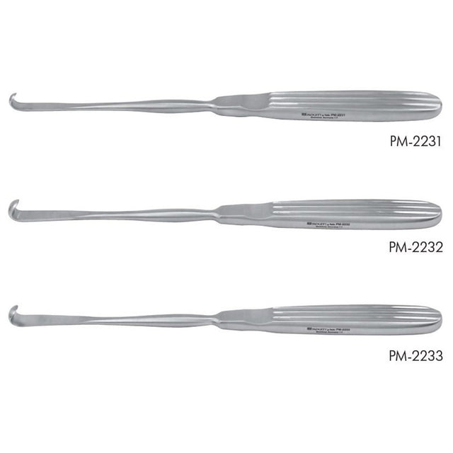PADGETT Obwegeser Mandibular Periosteal Stripper, 8" (203mm), 9mm Tip, J-hook. MPN: PM-2233