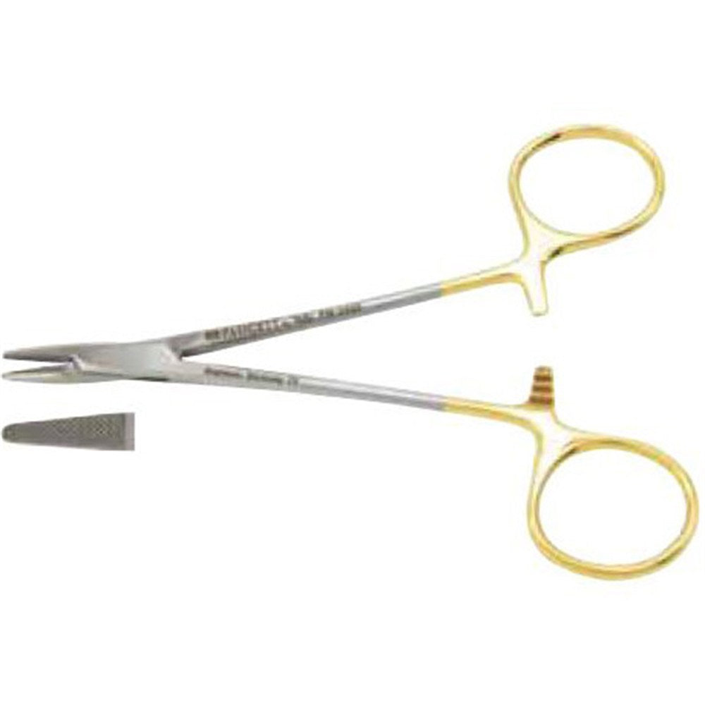 PADGETT Derf Needle Holder, 4¾" (12.1 cm), Serrated Jaws, Tungsten Carbide. MPN: PM-2400