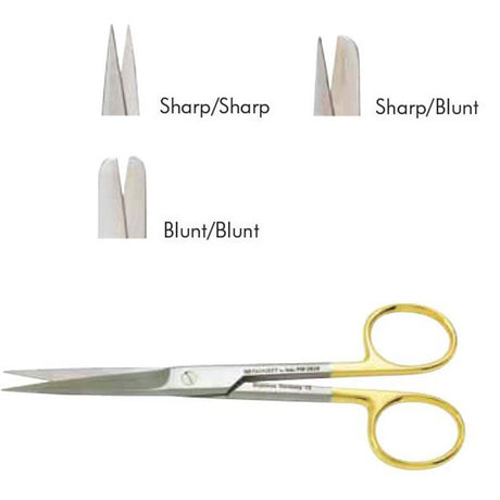 PADGETT Operating Scissors, Tungsten Carbide, Straight, Sharp/Sharp, Length= 5-1/2" (140 mm). MPN: PM-2620