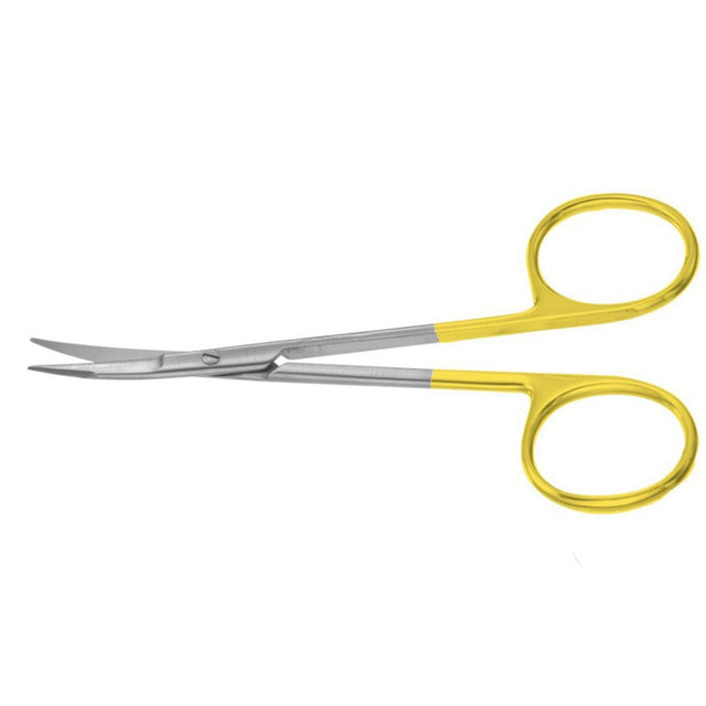 PADGETT Kaye Blepharoplasty Scissors, 4-1/2" (113mm), Curved, Serrated, Tungsten Carbide. MPN: PM-29065