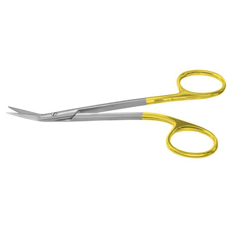 PADGETT Giunta Nasal Scissors, Saber-Back, Tungsten Carbide, Blades & Handles Angled, 1 Serrated Blade, Length= 5" (127 mm). MPN: PM-2943