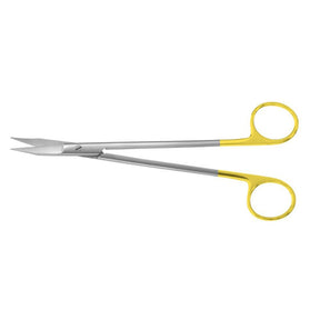 PADGETT Davis Scissors, Tungsten Carbide, Sharp, Curved, 1 Serrated Blade, Length= 7" (178 mm). MPN: PM-2946