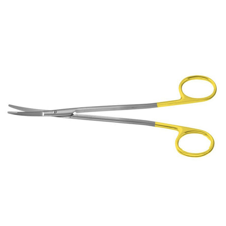 PADGETT Kaye-Freeman Rhytidectomy (Face Lift) Scissors, 7" (177mm), Curved, Tungsten Carbide, One Serrated Blade. MPN: PM-2978