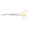 PADGETT Gorney Face Lift Scissors, Saber-Back, Tungsten Carbide, Curved, 1 Serrated Blade, Length= 7-1/4" (184 mm). MPN: PM-2992