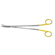 PADGETT Gorney Platysma Scissors, Saber-Back, Tungsten Carbide, Curved, 1 Serrated Blade, Length= 9" (229 mm). MPN: PM-2996